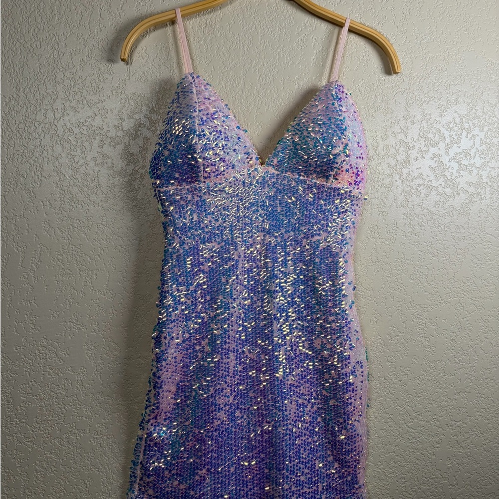 Fashion Nova Iridescent Mini Dress - Picture 2 of 4